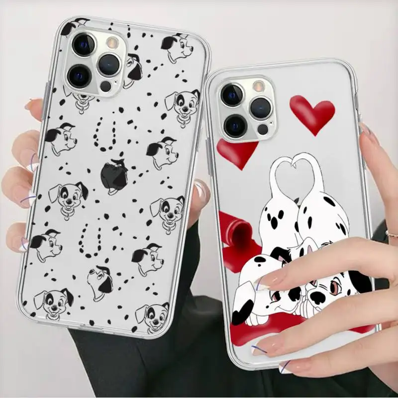 

Disney 101 Dalmatians Phone Case For iPhone 14 13 12 11 Pro Max XS X XR SE 2020 6 7 8 Plus Mini Protective Cover