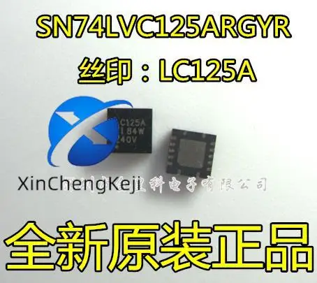 

20pcs original new IC SN74LVC125ARGYR silk screen LC125A QFN-14