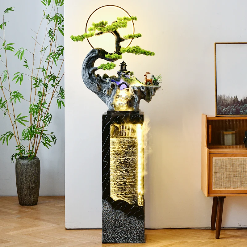 

FQ New Chinese Modern Artificial Mountain And Fountain Ornaments