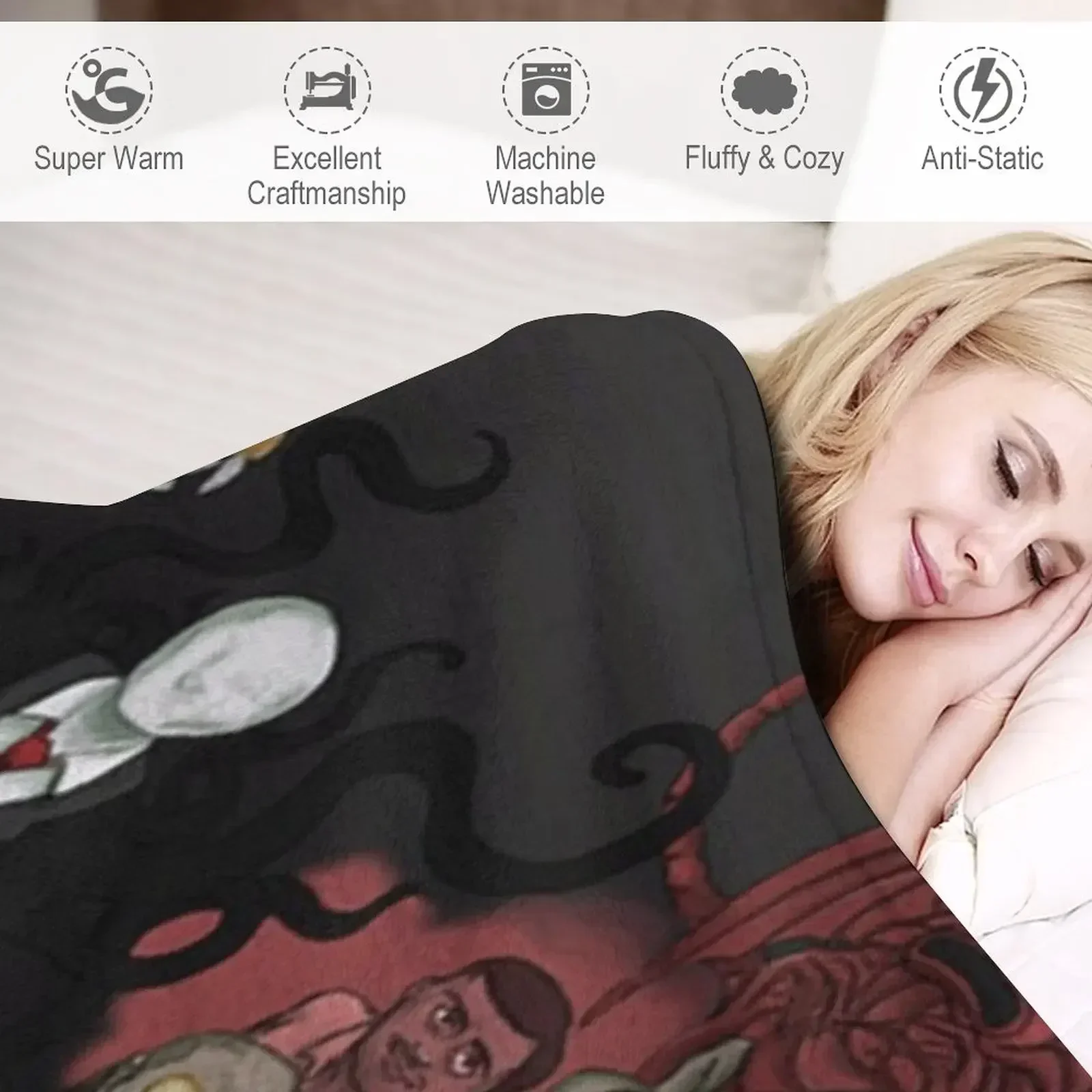 Одеяло Creepypasta Familly роскошные брендовые красивые одеяла