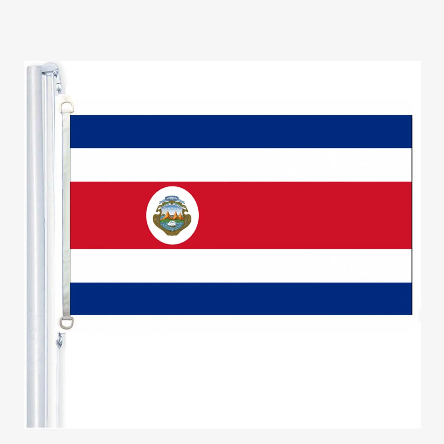 

Flag of the Republic of Costa Rica flags 90*150CM 100% polyester banner Digital Printing football match