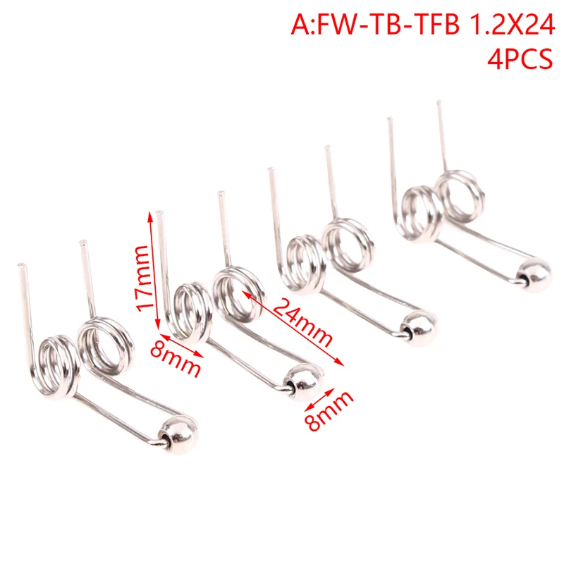 

Щипцы для завивки с двойной пружиной, диаметр проволоки 1,2 мм, 4 шт.