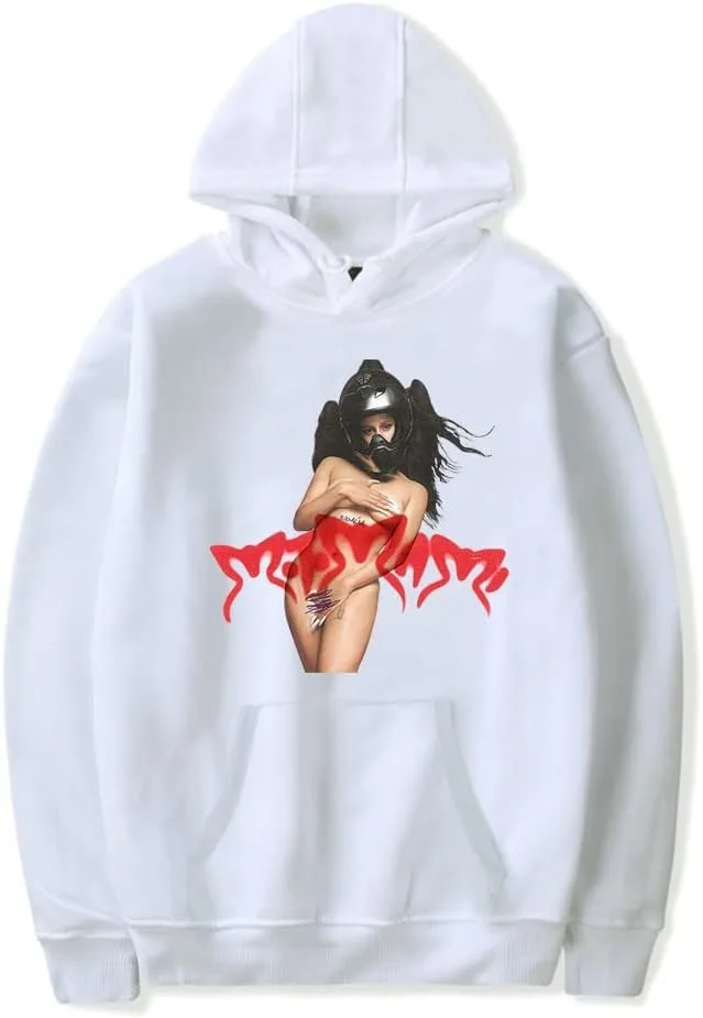 Roshola Motomami Merch Rosalia Винтажная толстовка с капюшоном 90-х годов унисекс Harajuku уличная в