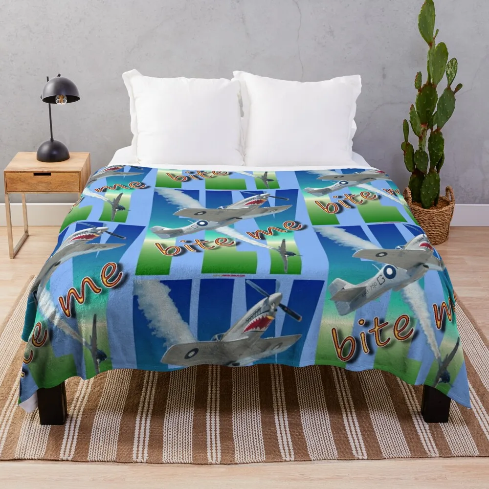 Fly Design — одеяло Ca-18 Mustang VH-SVU &amp Harvard VH-ZRO гигантские одеяла для дивана и тонкие