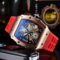 new top brand luxury mens watches new classic design wristwatch 50m waterproof rose gold case gear dial aaa sports watch for man