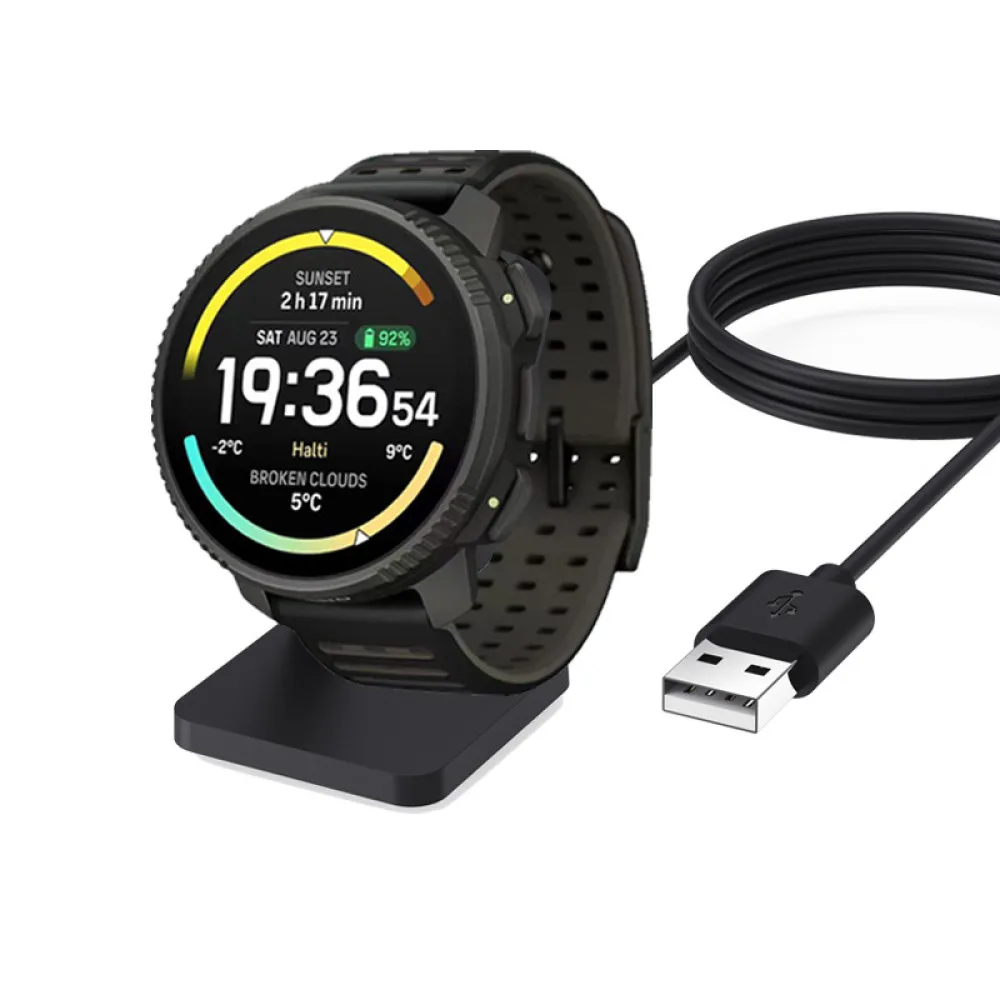 Фото Зарядная док-станция для умных часов Suunto 9 Peak Pro, портативная настольная подставка, компактное зарядное устройство, аксессуары. №4