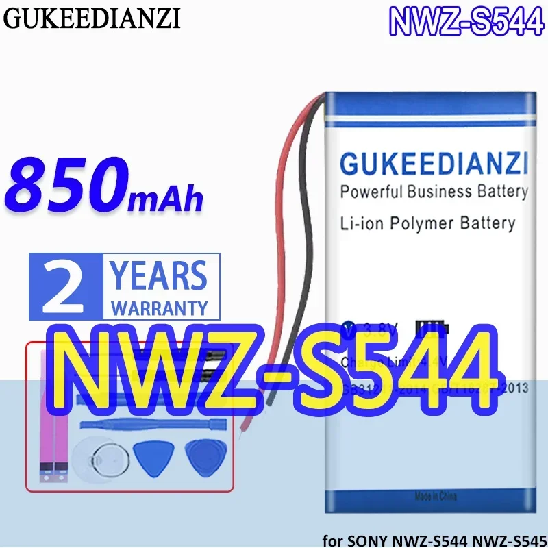 Аккумулятор GUKEEDIANZI большой емкости 850 мАч для цифровых батарей SONY NWZ-S544 S545 S544 NWZ-S545