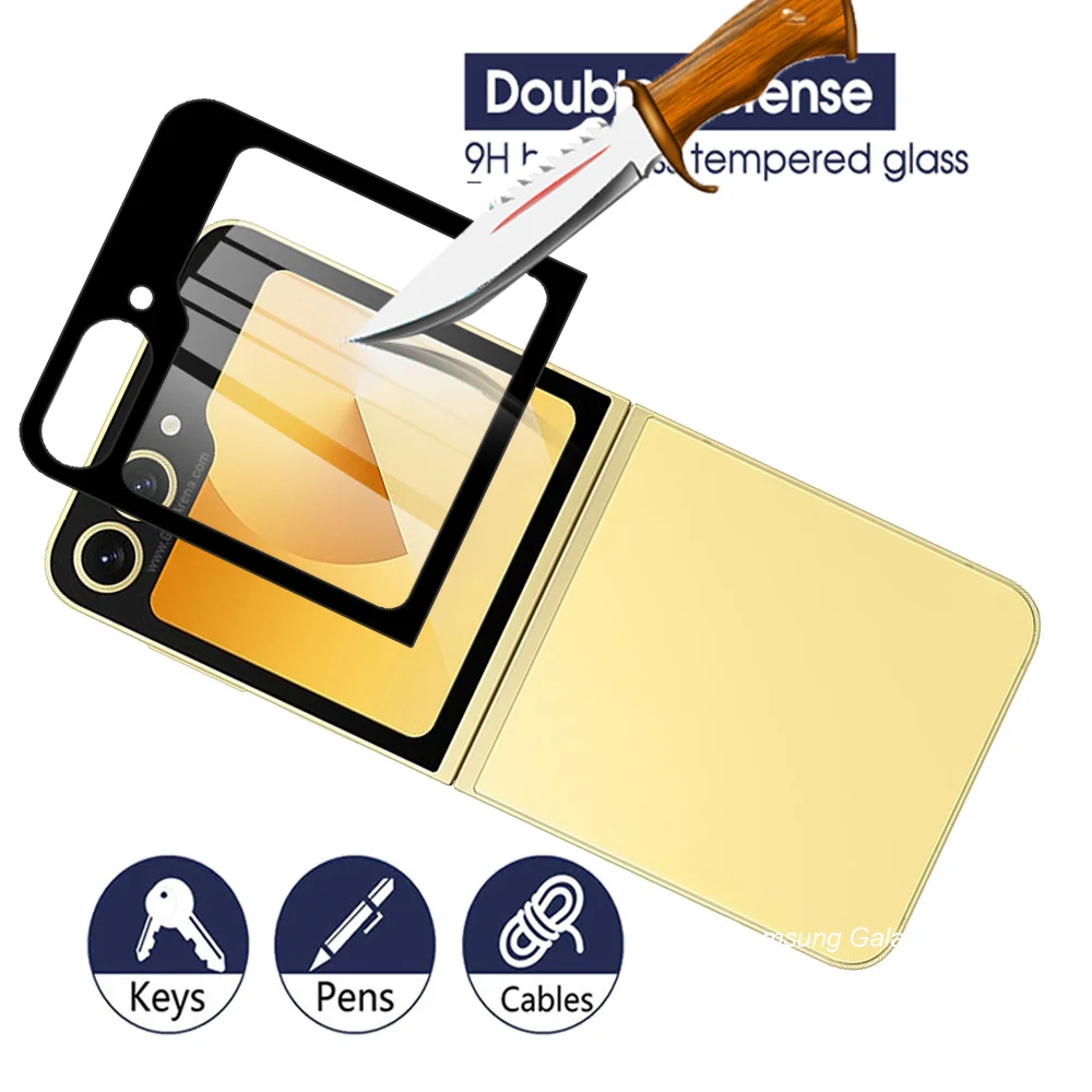 4 шт. Защитная пленка для задней панели Samsung Galxay Z Flip6