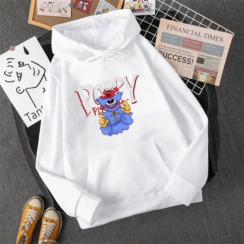 

Boys Girls Fashion Cosplay Huggy Wuggy Poppy Playtime Print Girls Hoodie Funny Sweatshirt Fleece Cotton Hoodies Streetwear