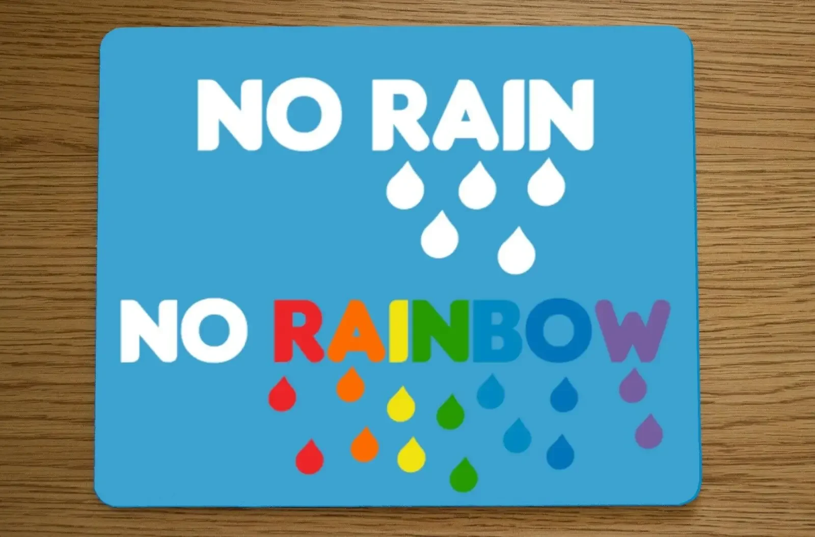 

Customized NO RAIN NO RAINBOW Sign for Kindergarten/Office/Study Room/Nursery Room/Bed Room Wall Art Decor