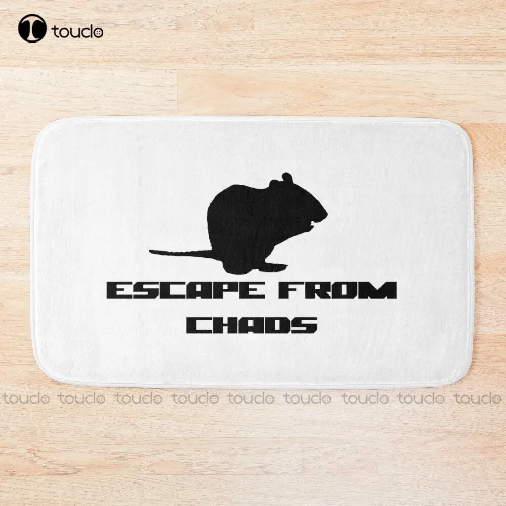 

Escape From Tarkov - Escape From Chads, Rat Art Bath Mat Bath Rugs For Bath Room Floor Meme Bathroom Mat