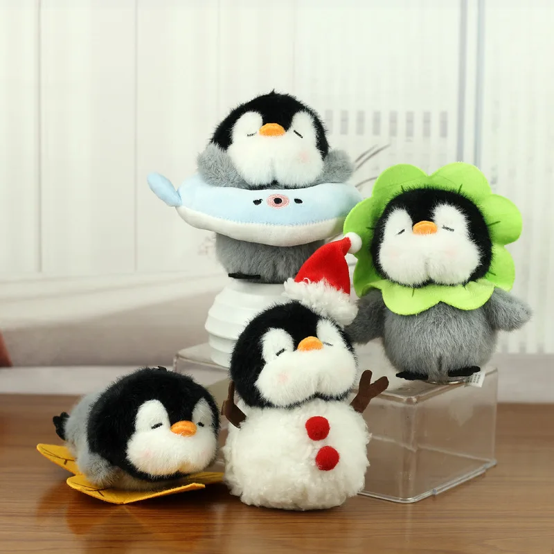 Креативный брелок для куклы-пингвина милый четырехсезонный с изображением