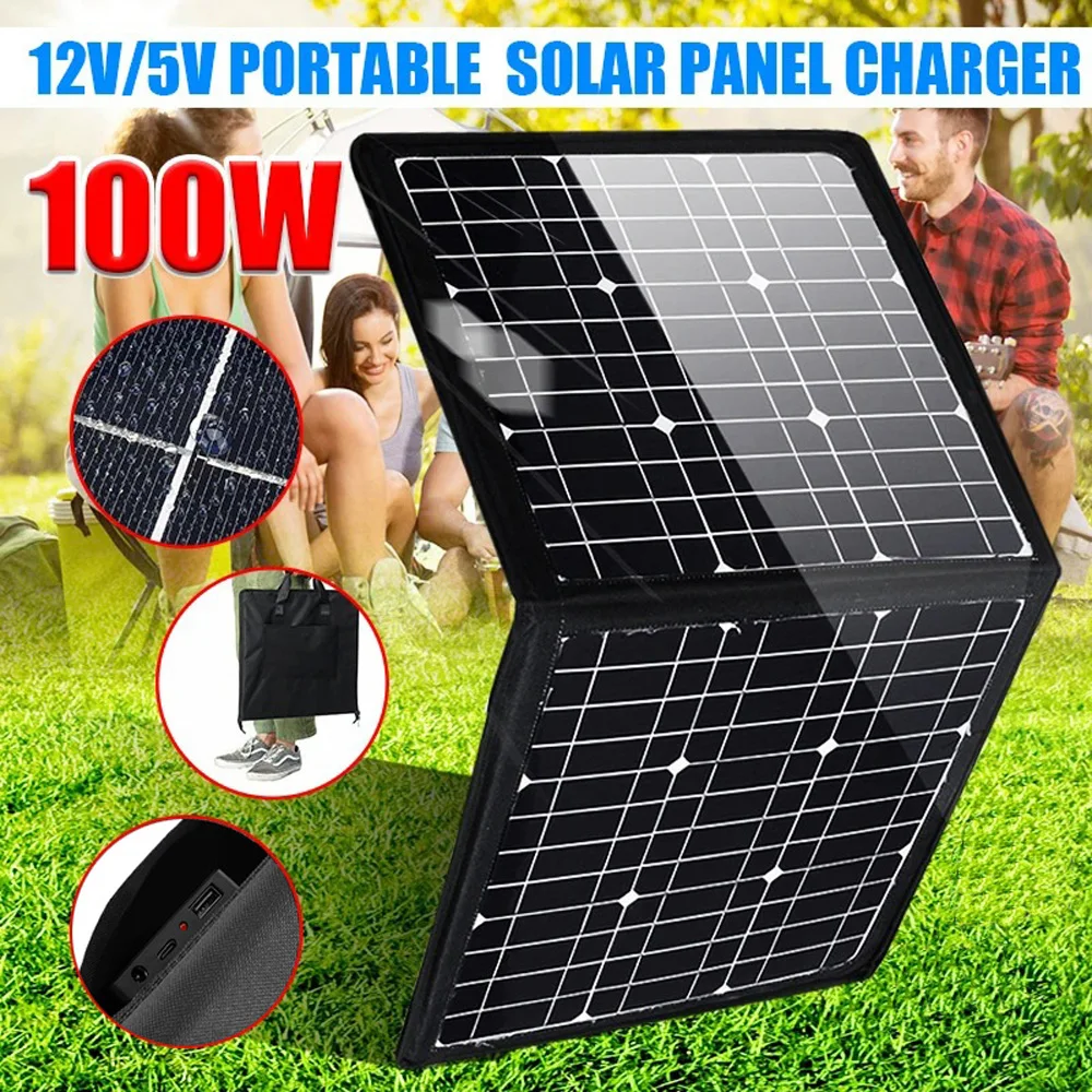 

Solar Panel Kit Monocrystalline Solar Cell 60W 18V Solar Pack Portable Solar Panel Battery Charger Controller USB Solar Plate