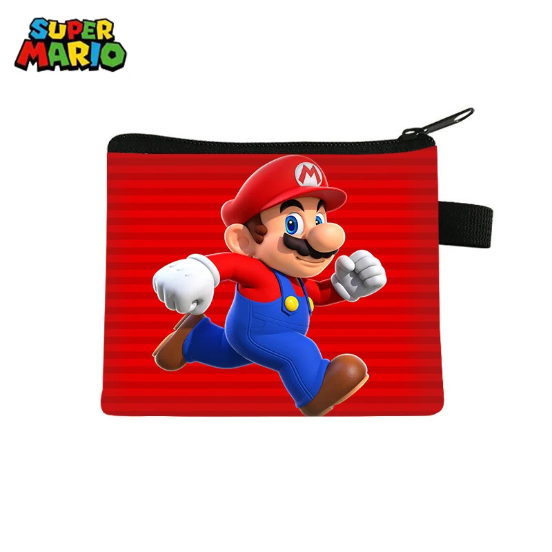 

Super Mario Anime Wallet Cartoon Figure Mario Bros Coin Pocket Credit Card Photo Card Holder Wallet Boy Birthday Christmas Gifts