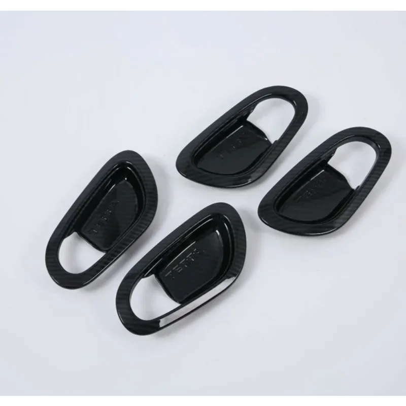 Внутренняя крышка дверной ручки из углеродного волокна для Nissan Navara NP300 2017 2018 2019