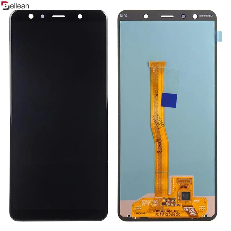 Горячая Распродажа OLED 6 0 дюймов для Samsung Galaxy A750 Lcd A7 2018 дисплей Сенсорная панель