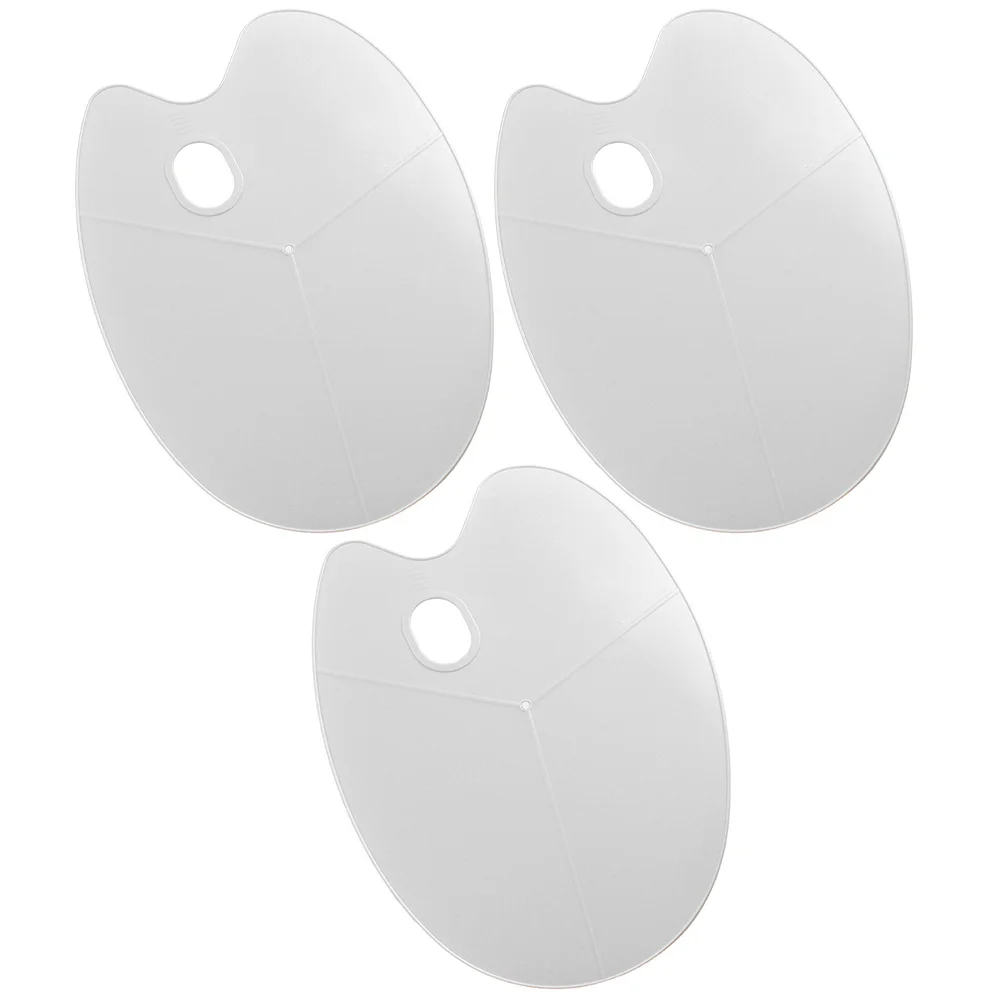 

3Pcs Paint Pallet for Acrylic Painting Paint Tray Painting Pallet Tray Plastic Water Color Mixer Plate