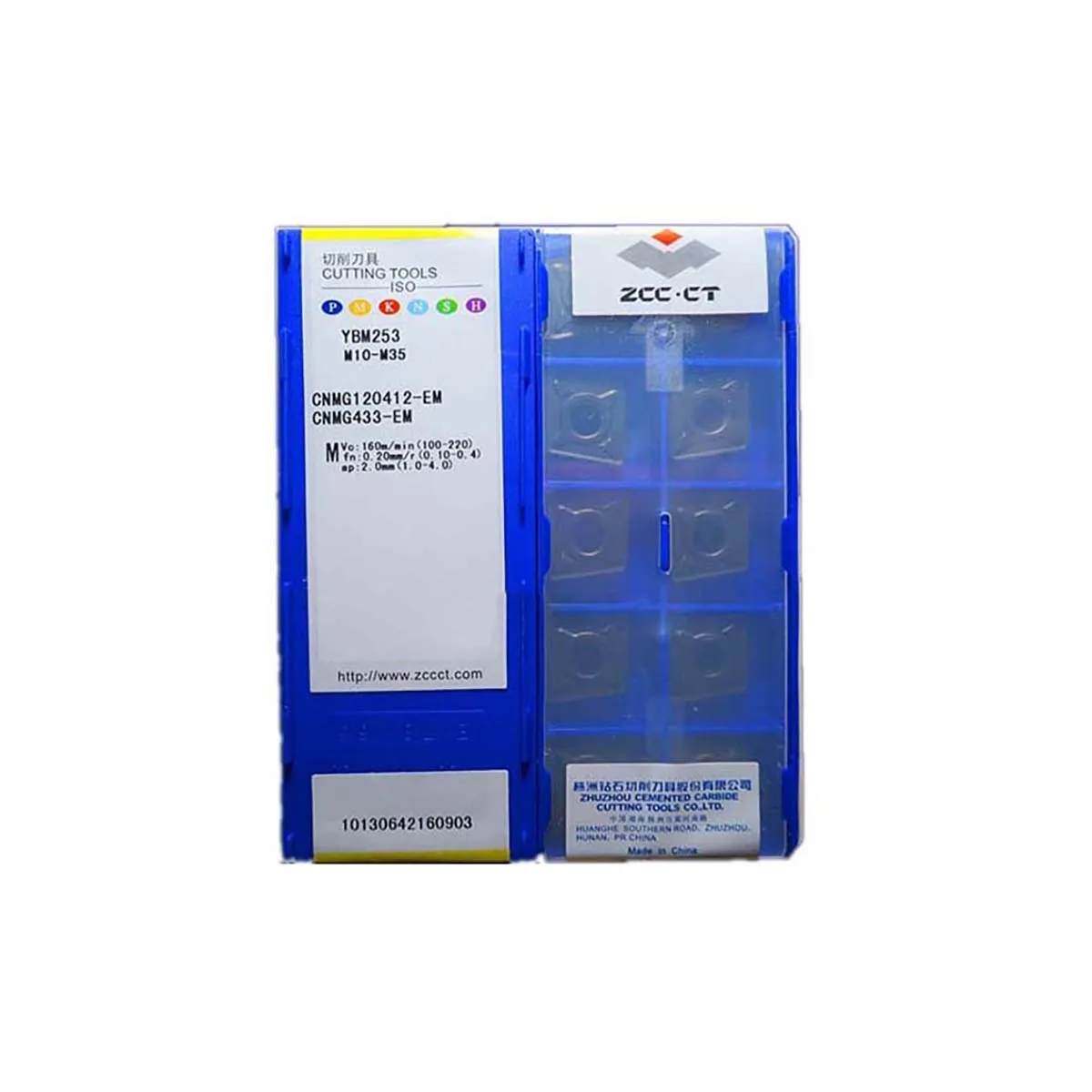 

ZCC CT 100% Original CNMG CNMG12 CNMG1204 CNMG120408 CNMG160608 CNMG120412 EM YBM253 Medium-Roughing Carbide Turning Inserts