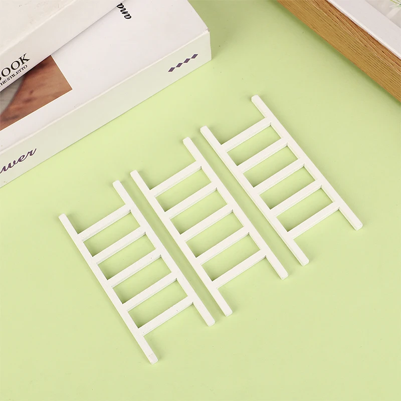 

1PC Doll House Mininature Small Wooden Ladder Furniture Model Dolls House Life Scene Decor DIY Shooting Scene Props