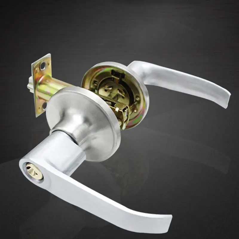 

Bedroom Door Handle Lock High-grade Zinc Alloy Handle Lock Three-pole Spherical Door Lock Kitchen Bathroom Hardware Accessories