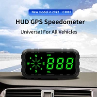 c3010 car hud gps speedometer auto hd digital display projector smart alarm head up display windshield electronic accessories