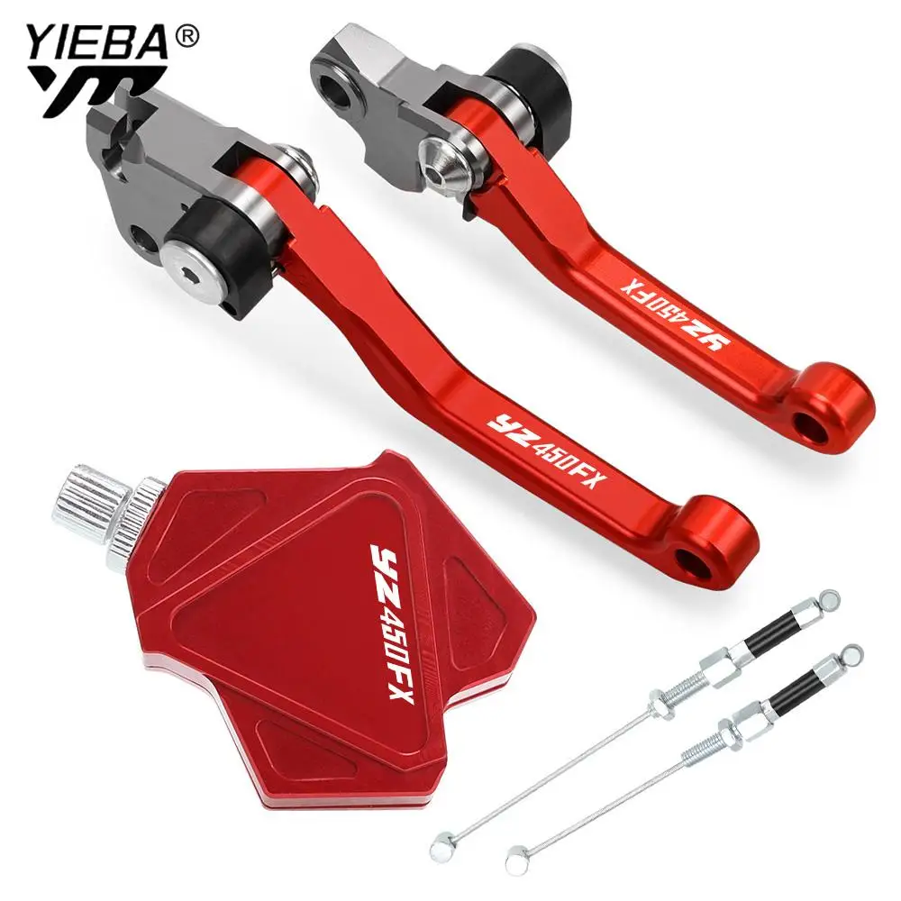 

Dirt Bike CNC For YAMAHA YZ450FX 2015 2016 2017 2018 Brake Clutch Levers Stunt Clutch Pull Cable Lever Replacement Easy System