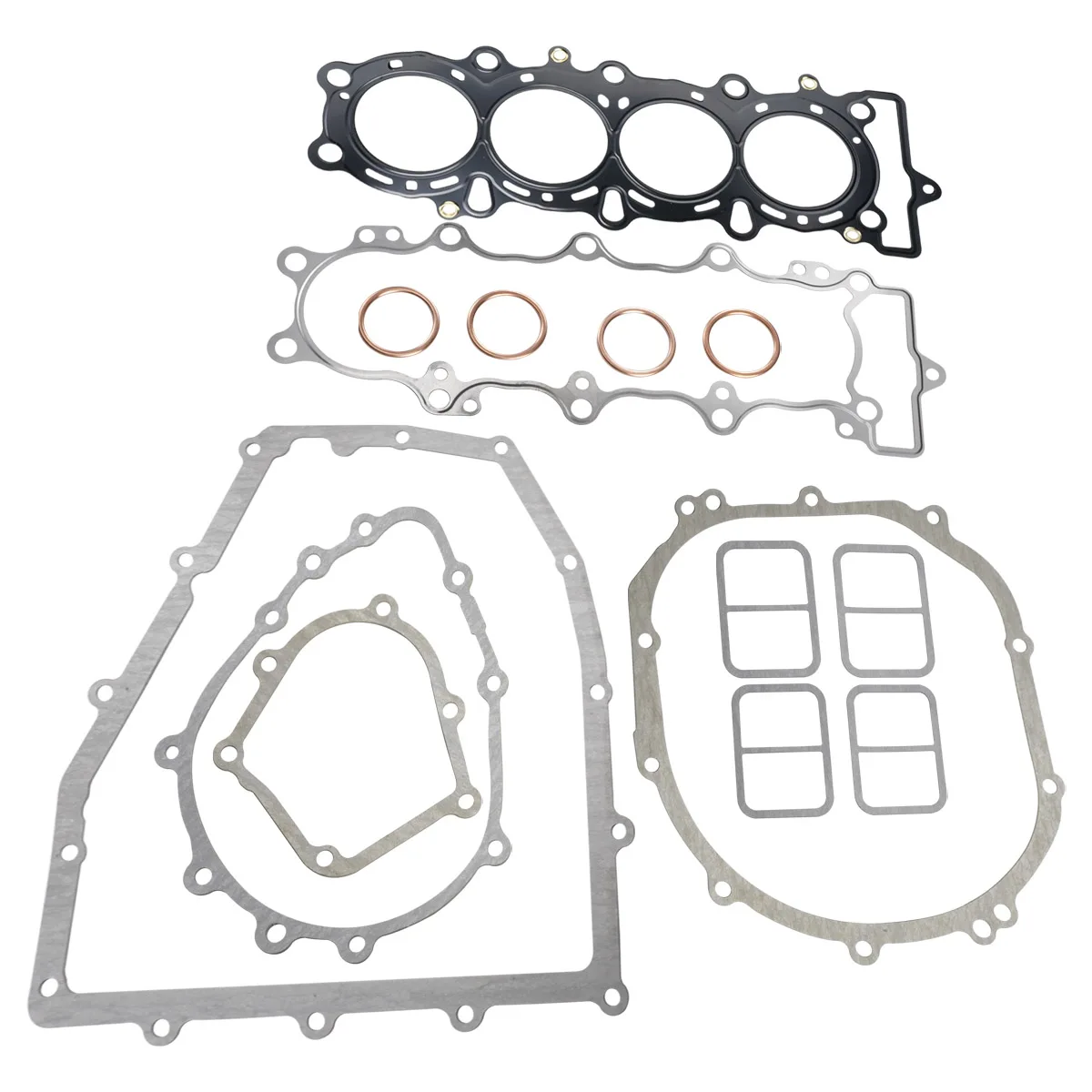 

Основание головки блока цилиндров мотоцикла, крышки картера, комплекты прокладок масляного поддона, комплект для Kawasaki Ninja ZX6R ZX-6R ZX600 1995-1999