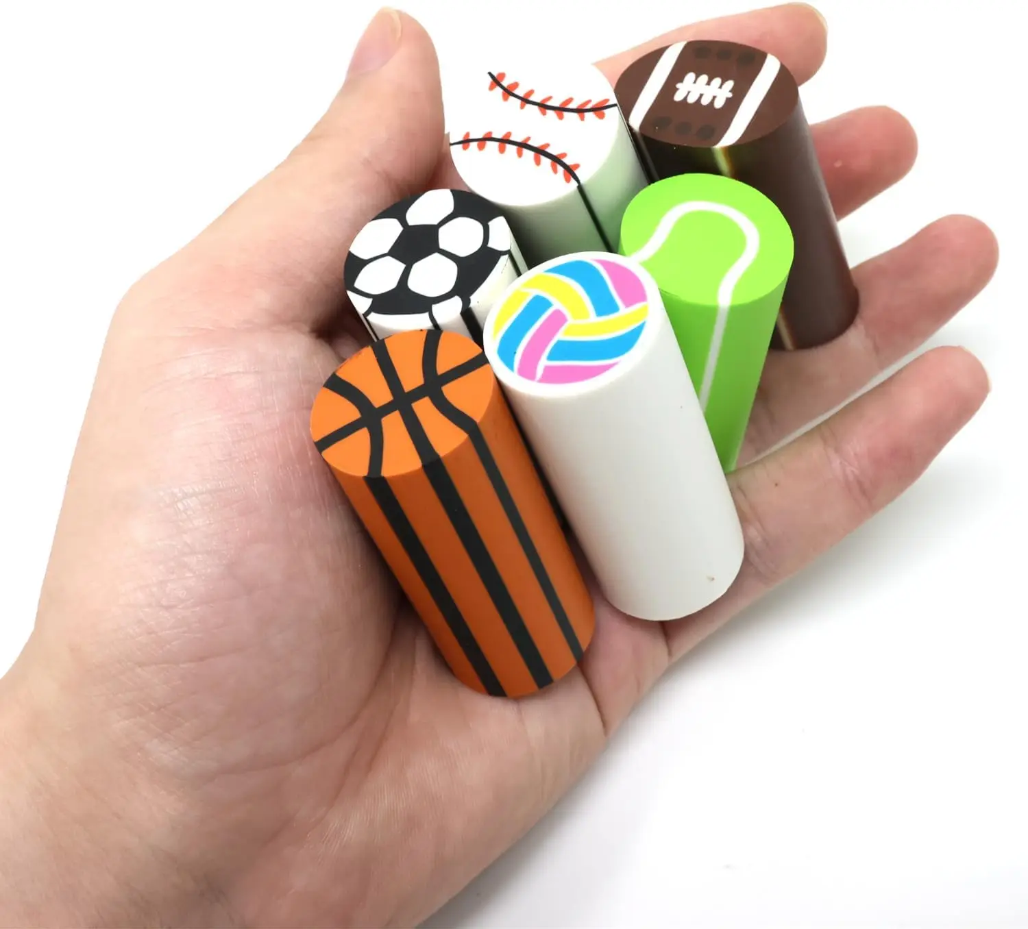 Рисунок 6 - Ластики с милыми мячиками