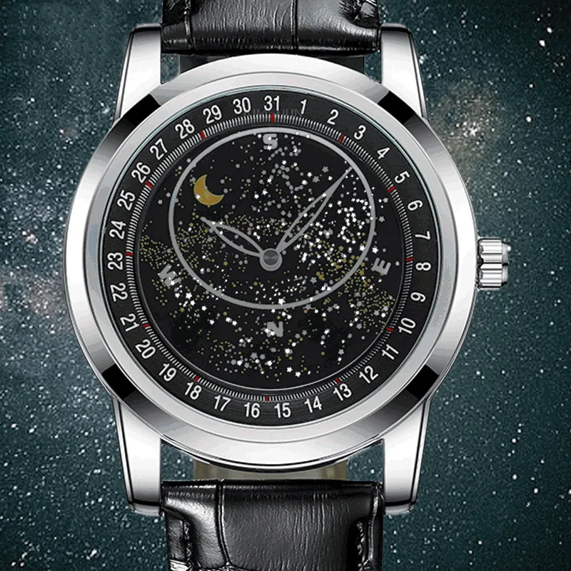 

Fashion Gypsophila Dial Men Watches Luxury Business Watches for Men Montre Special DesignLuminous Man Wristwatch Reloj Hombre