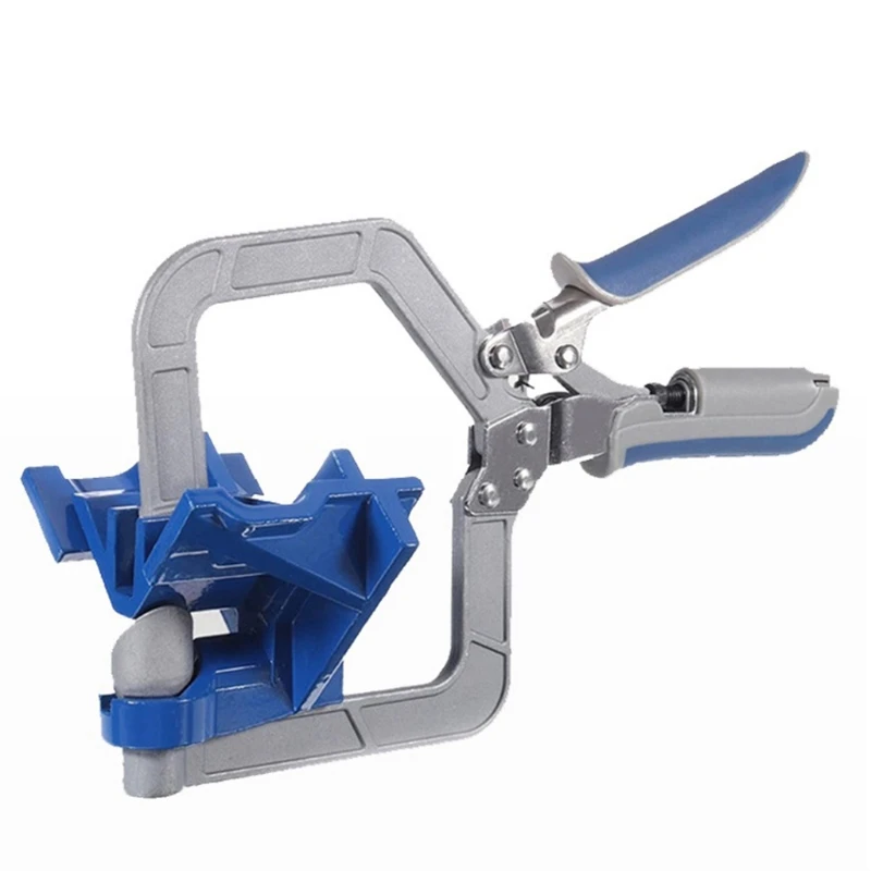 

Auto-adjustable 90 Degree Corner Clamp Angle Clamp Tools for Drawer Construction & Shelf Installation Wear-resistant