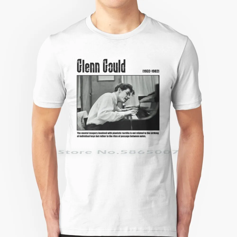 

Glenn Gould T Shirt Cotton 6XL Bach Beethoven Piano Chopin Mozart Rachmaninoff Symphony Concerto Etude Liszt Sonata Gilels