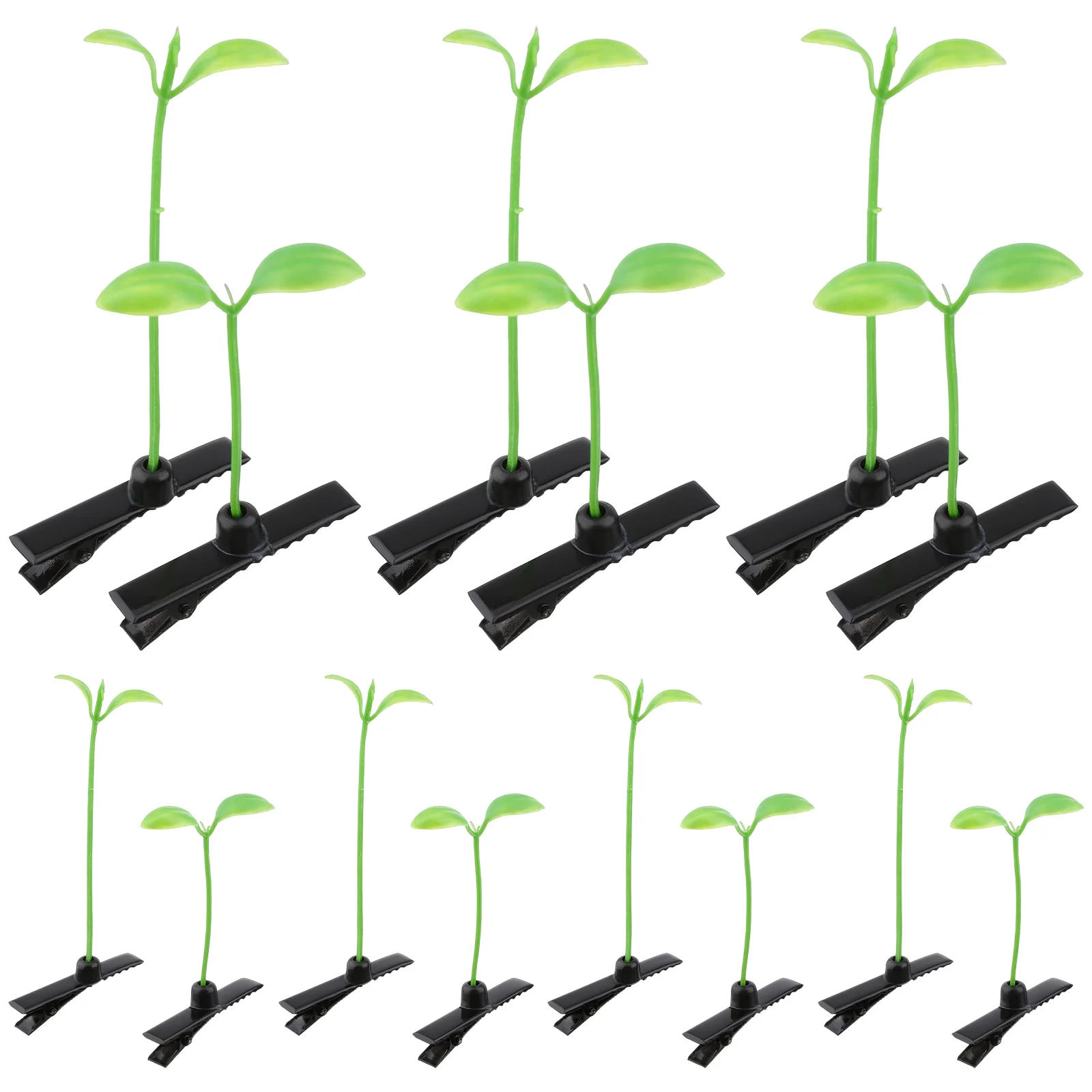 

50 Pcs Kids Accessories Girls Bean Sprouts Hairpin Craft Making Material Clip Headgear Decor Child