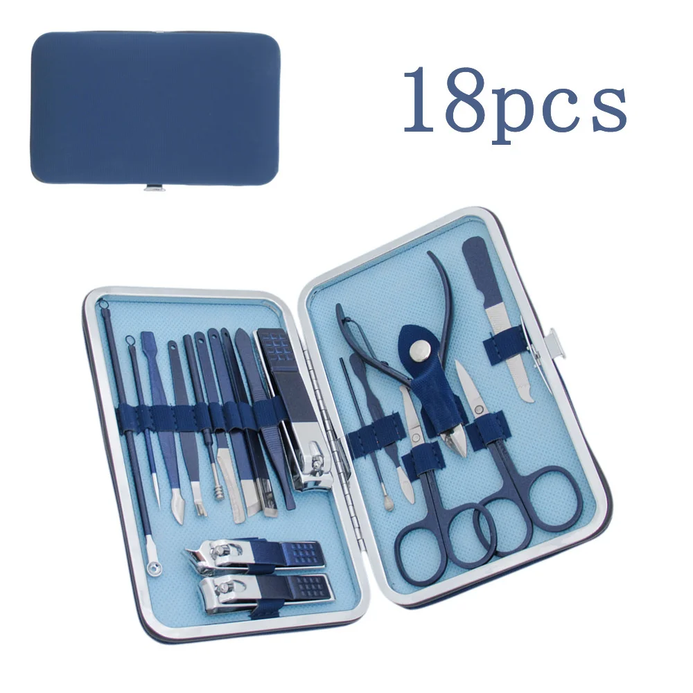 

Набор инструментов для маникюра из нержавеющей стали, 4/7/10/12/16/18 шт.