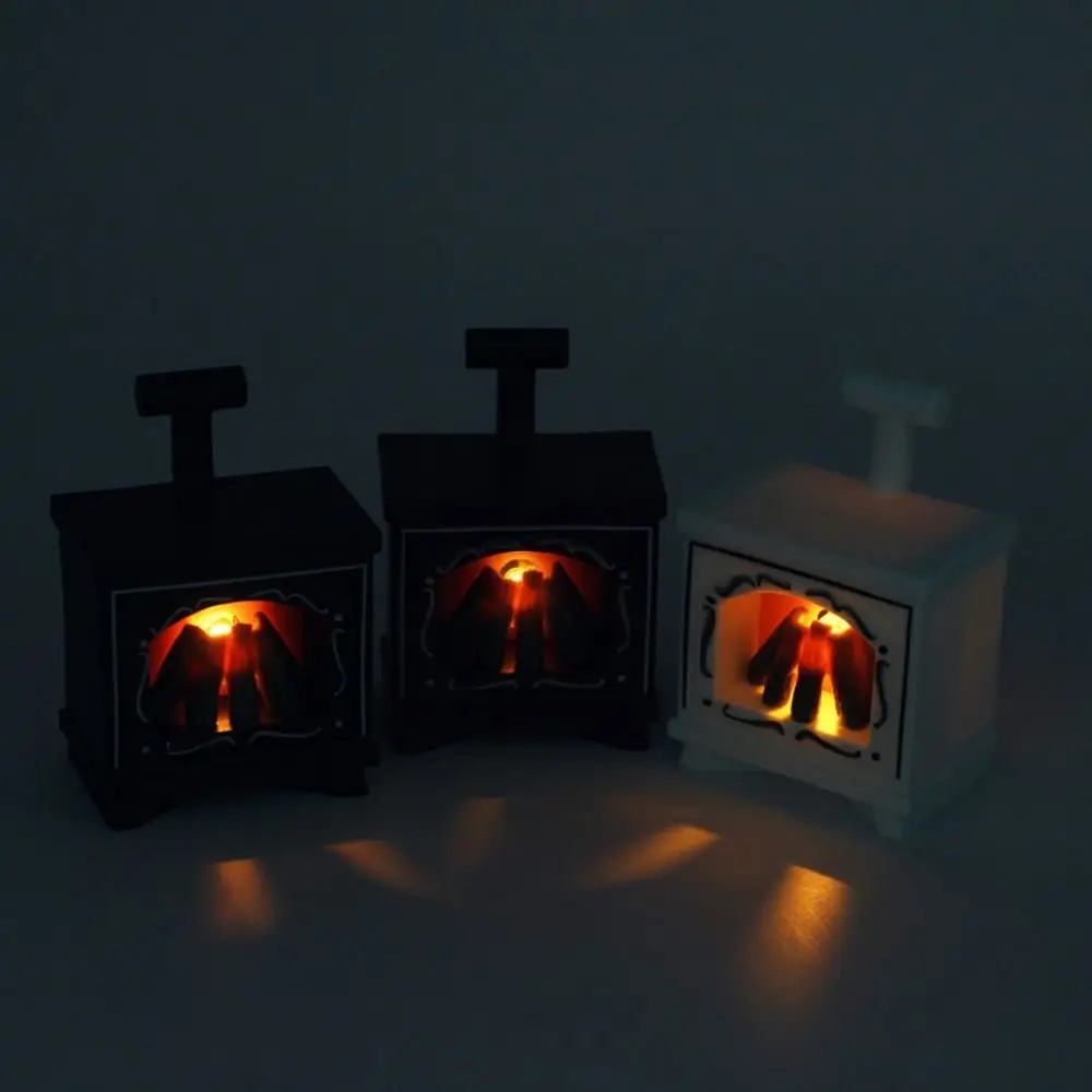 DIY Мини светодиодный светящийся камин модель зима Рождество Хэллоуин подарки