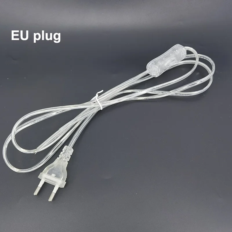 

Прозрачный удлинитель питания переменного тока, американская и Европейская розетки 303, Удлинительный кабель с вилкой Стандарта США и ЕС, проводка для настольного компьютера, для настольной лампы