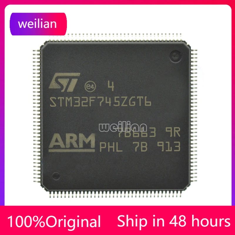 

STM32F745ZGT6 package LQFP144 brand new original microcontroller IC chip