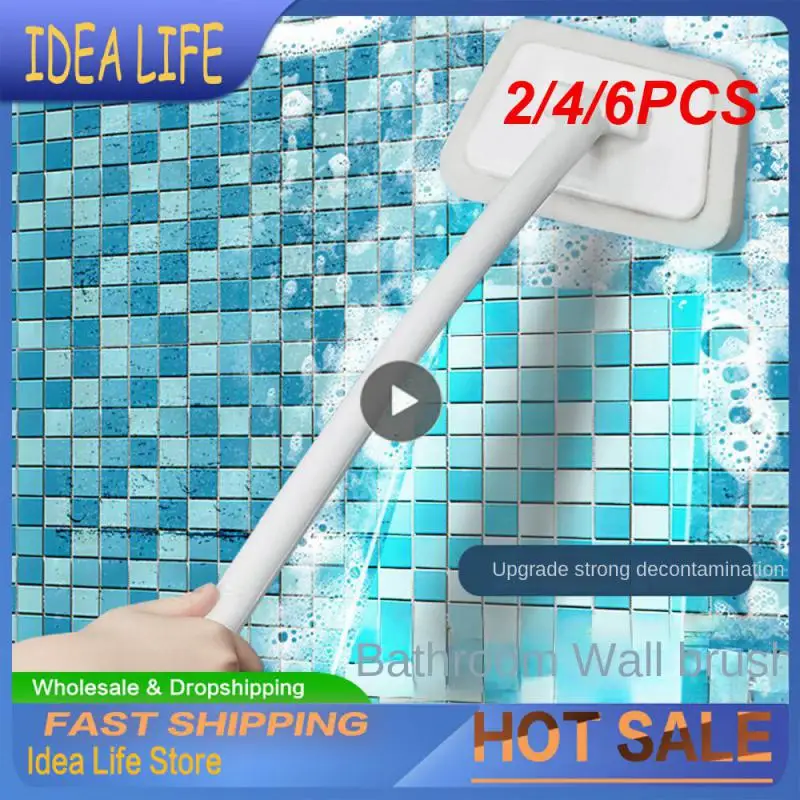 

2/4/6 шт., детская керамическая щетка с длинной ручкой