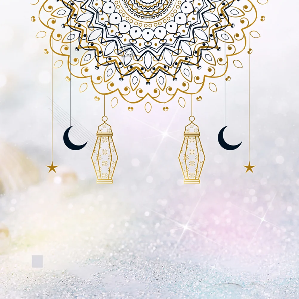 

Water Proof Stickers Islamic Wall Stickers Removable Ramadan Kareem Wall Stickers Muslim Wall Decals Eid Supplies