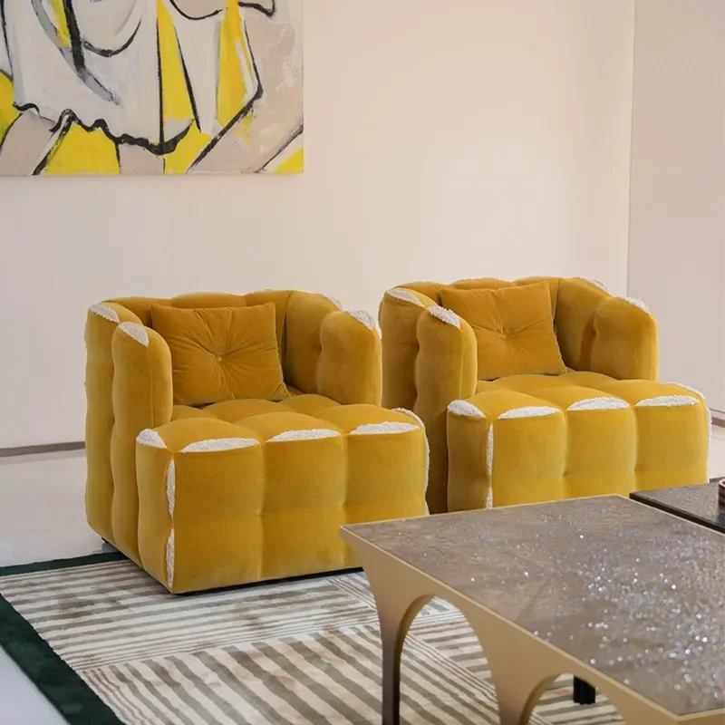 

Кресло с откидывающейся спинкой для гостиной, роскошные диваны в скандинавском стиле для гостиной, Современная дизайнерская мебель для дома YY50SF