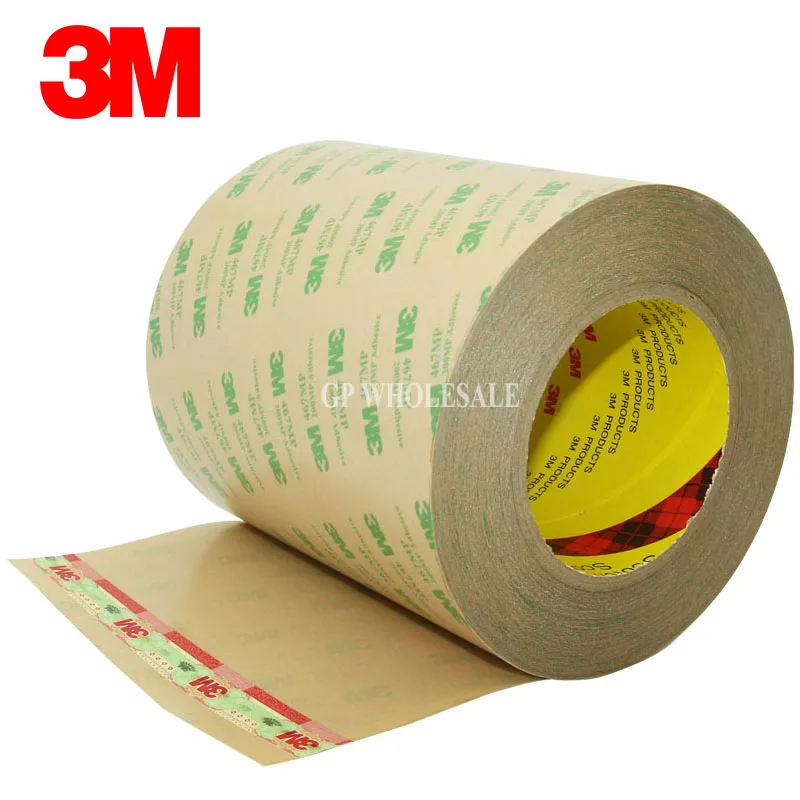 300mm*55M 3M 467MP 200MP Two Sides Adhesive Tape for Flexible circuits, Polyimide Heaters Laptop Metal Plate Rubber Plastic Bond