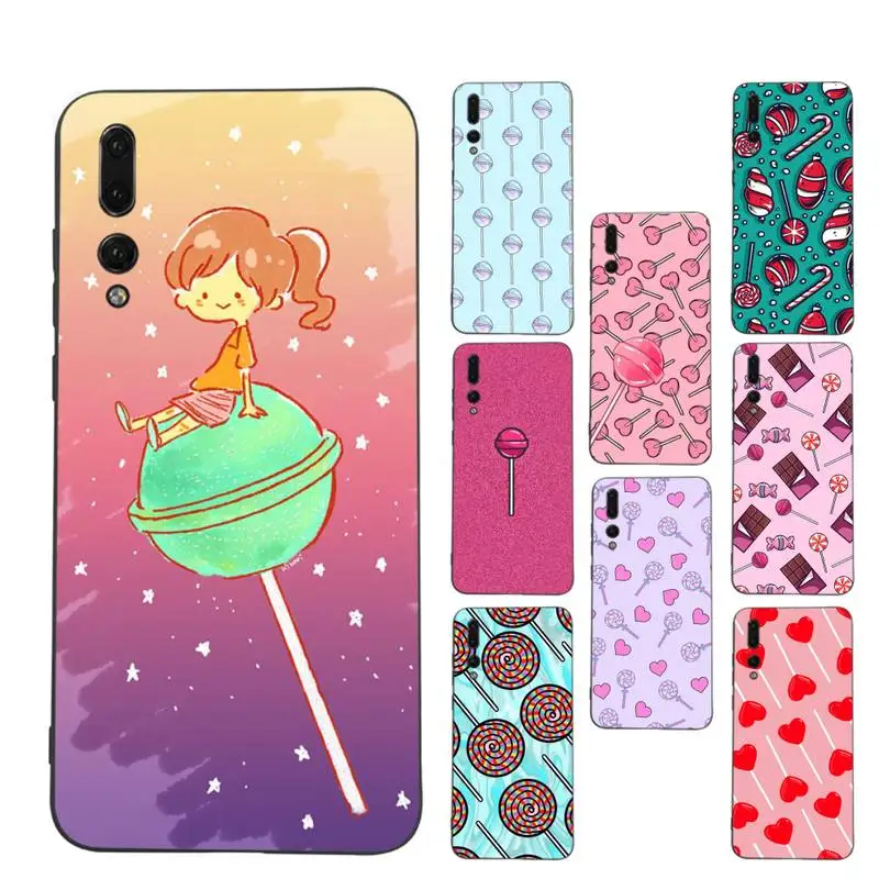 

Lollipop Phone Case for Redmi 8 9 9A for Samsung J5 J6 Note9 for Huawei NOVA3E Mate20lite cover