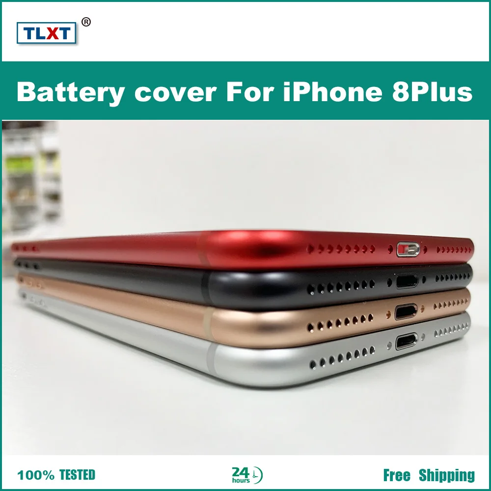 Задняя крышка батарейного отсека для iPhone 8 8Plus средняя рамка Шасси + боковые