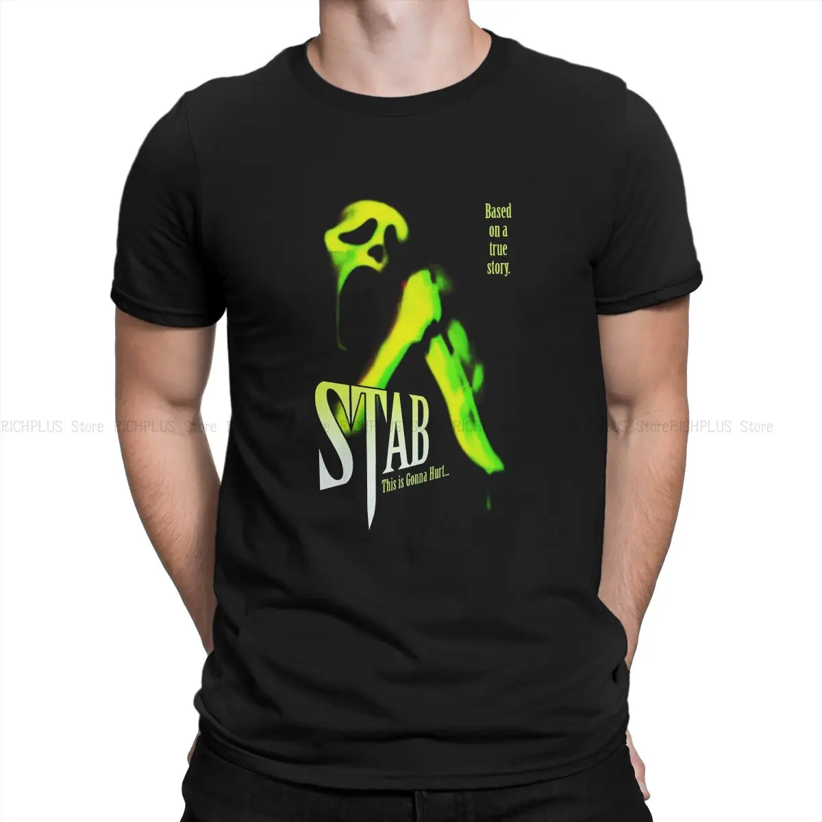 

Stab Classic Hip Hop TShirt Scream Gale Weathers Film Casual Polyester T Shirt Summer T-shirt For Men Women