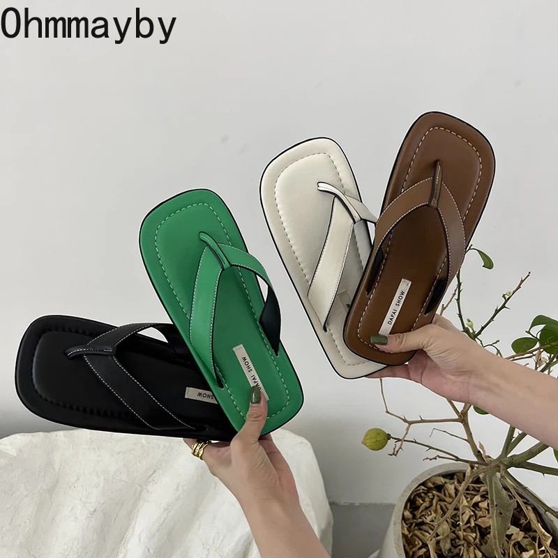 

Design Flip Flop Slippers Women Fashion Sewing Sandals Casual Shoes 2022 Women's Ladies Slip On Outdoor Lazy Slides
