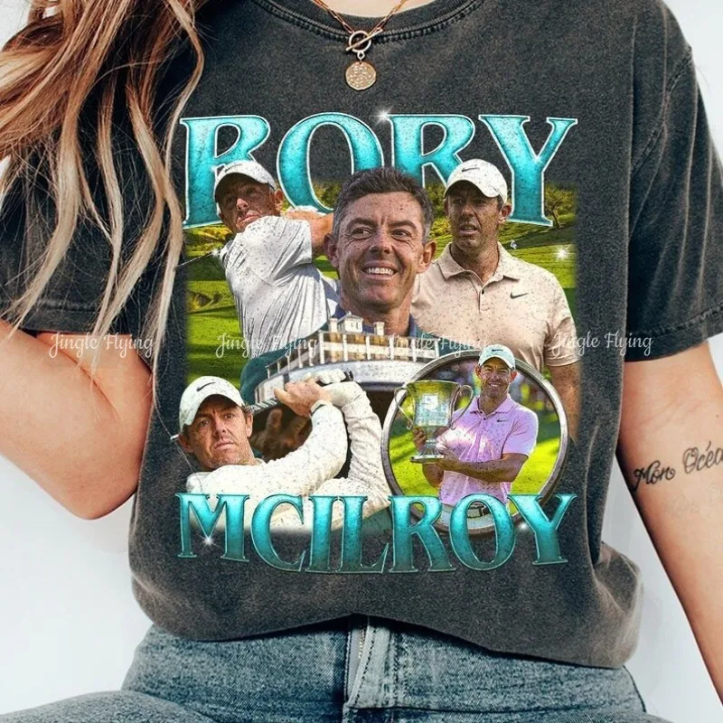 Фото Винтажная рубашка Rory Mcilroy Golf Bootleg 90-х годов Champion Tour 2025 №1