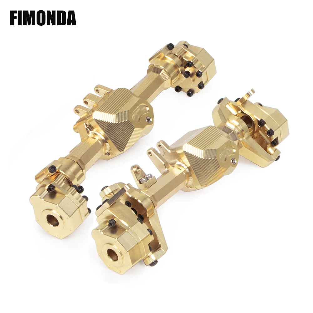 

Heavy Duty TRX4 Brass Weights Portal Axle Housing for 1/10 RC Crawler TRX-4 Bronco Defender Sport G500 Upgrade
