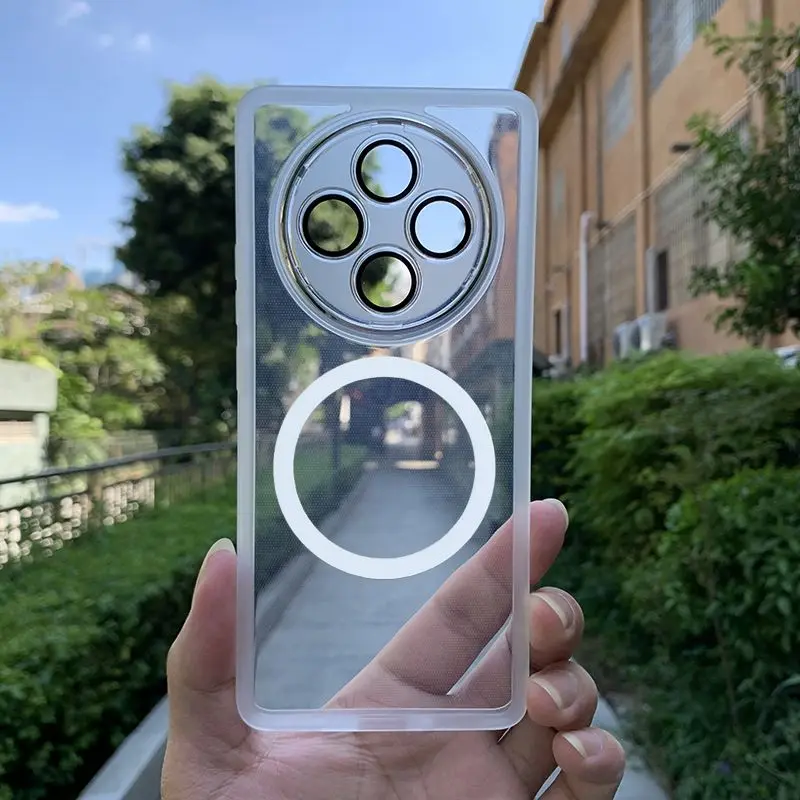 Чехол для OPPO Reno 12F 12 FS 4G роскошный чехол из мягкого ТПУ силиконовый Магнитный Reno12 F