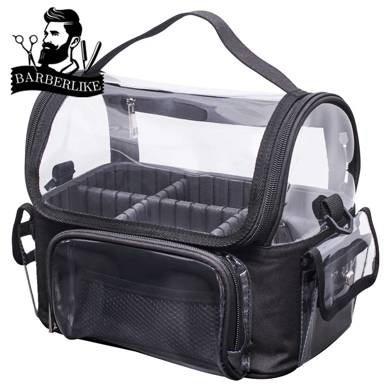 

PVC Women's Make Up Bags Salon Makeup Tool Backpack Hairdressing Storage Transparent Waterproof Travel Bag Home Accessories