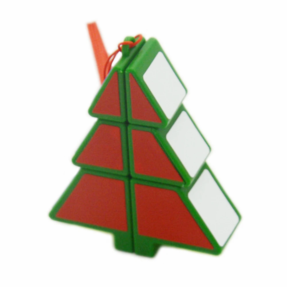 Babelemi مكعب شجرة عيد الميلاد 1x2x3 المكعب السحري سرعة لغز مكعبات الأطفال ألعاب تعليمية للأطفال