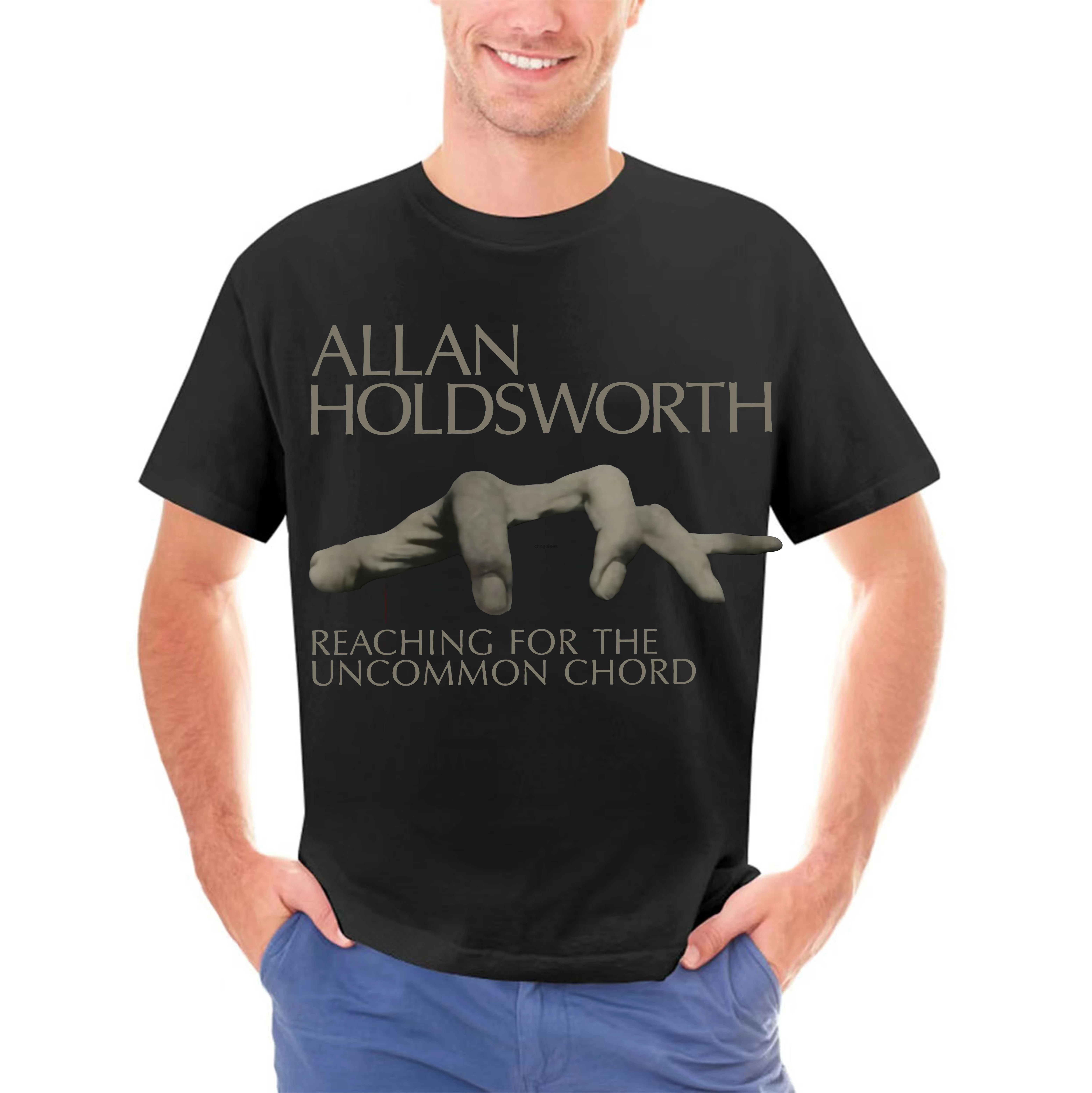 Allan Holdsworth британский гитарист Мужская футболка SMLXL2XL3XL4XL США размер |